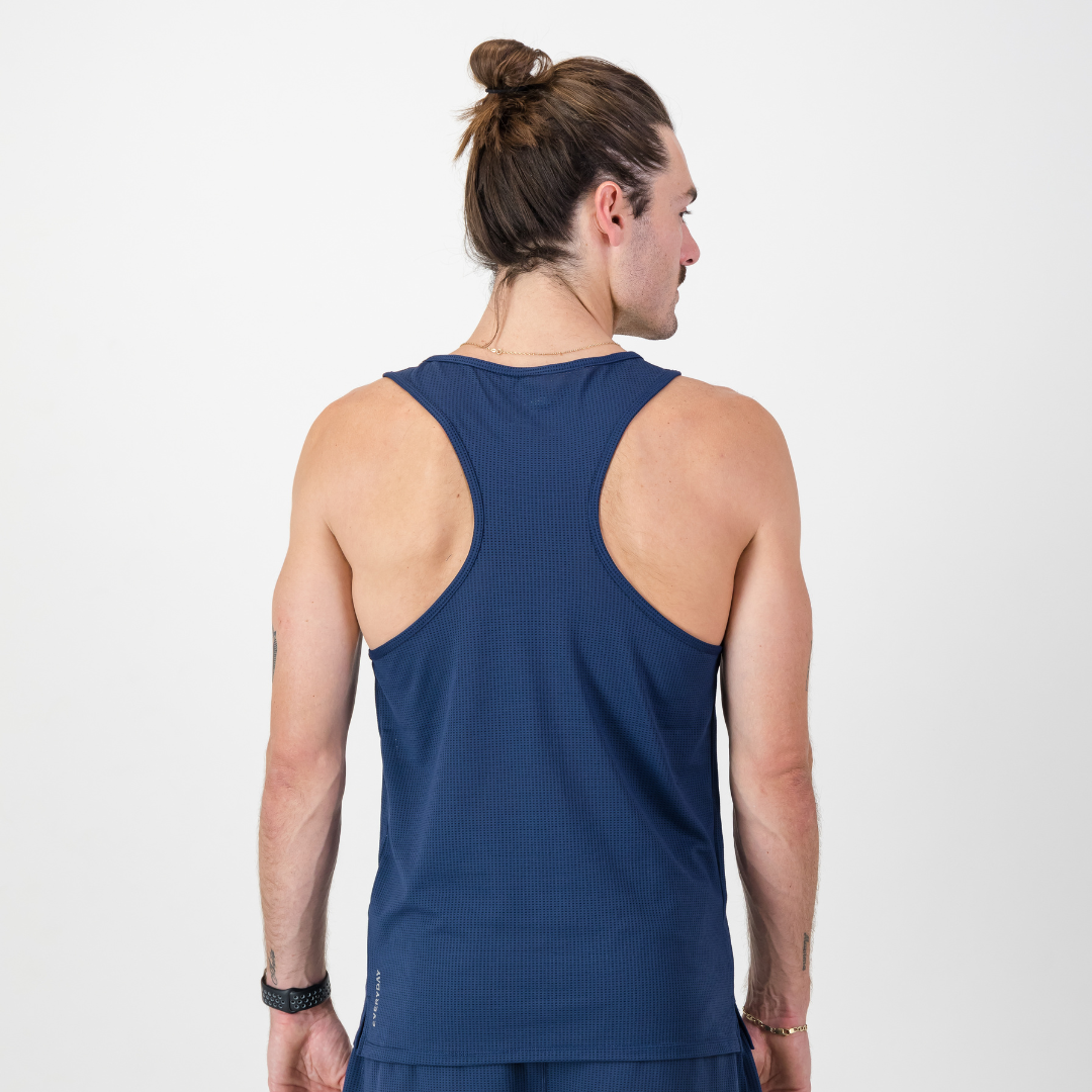 MENS SALVATORE VEST NAVY