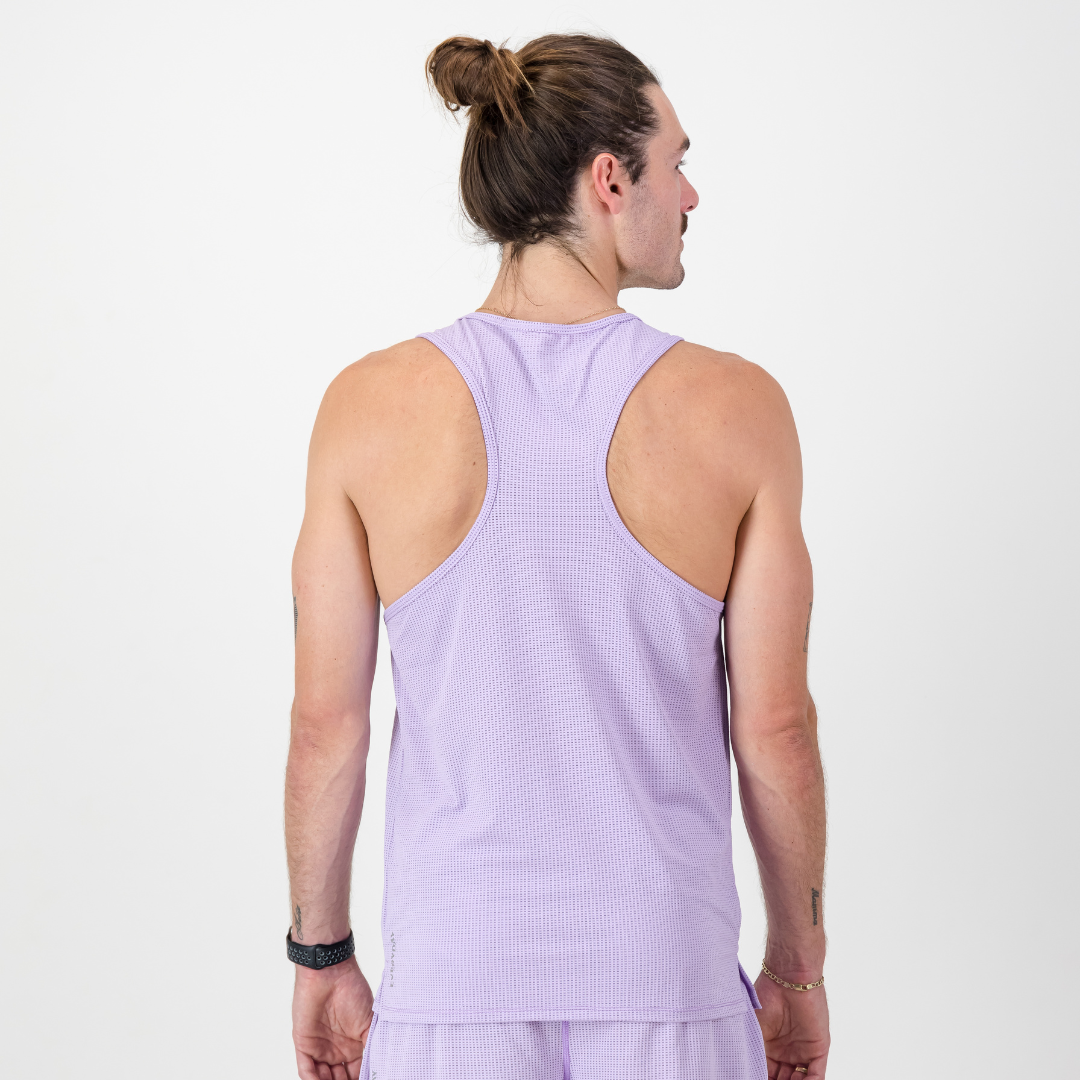 MENS SALVATORE VEST LILAC