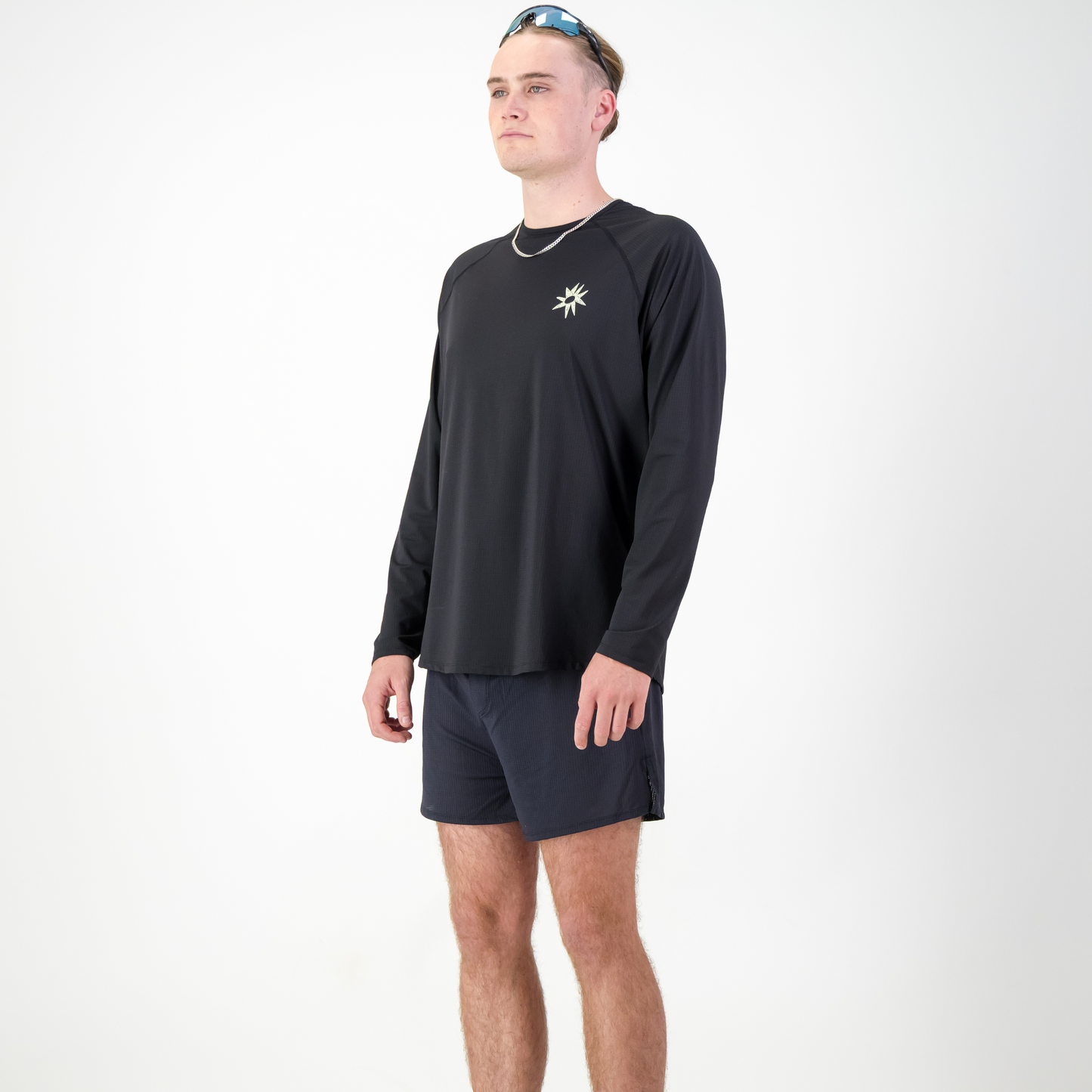 MENS STRADA LONGSLEEVE TEE BLACK