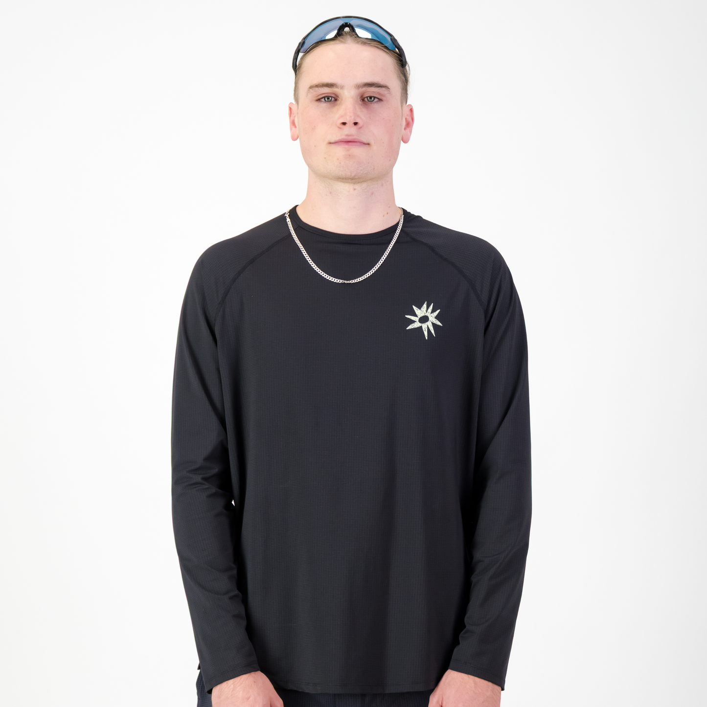 MENS STRADA LONGSLEEVE TEE BLACK
