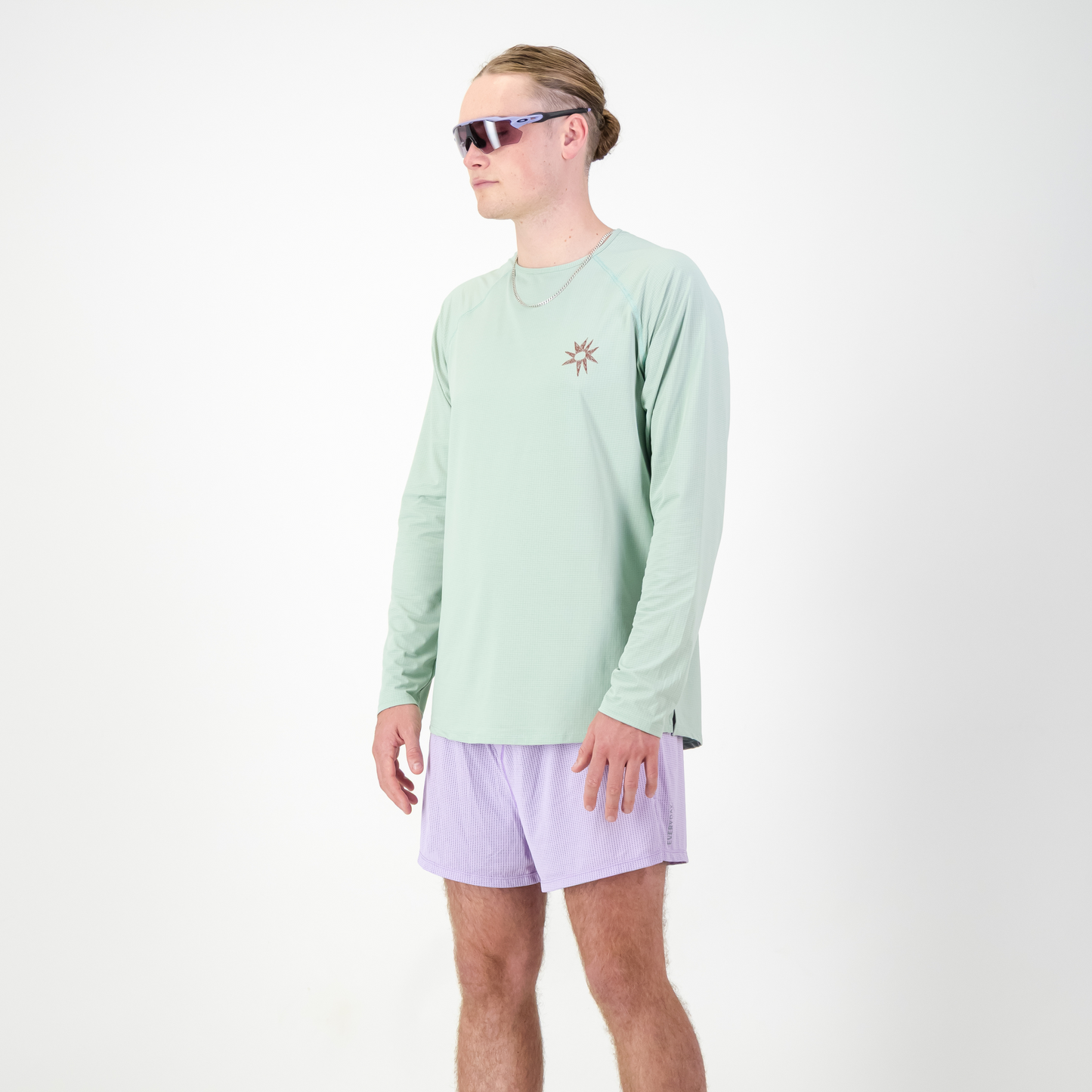 MENS STRADA LONGSLEEVE TEE ALOE