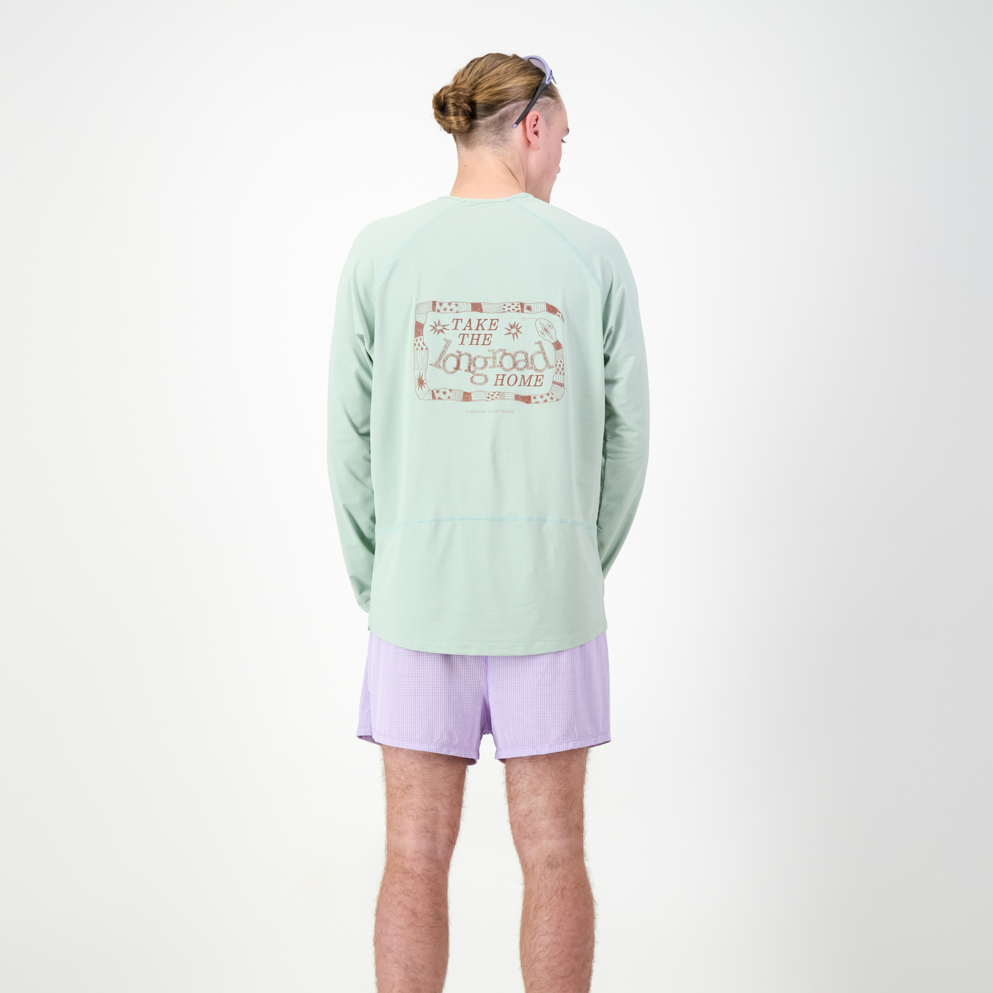 MENS STRADA LONGSLEEVE TEE ALOE
