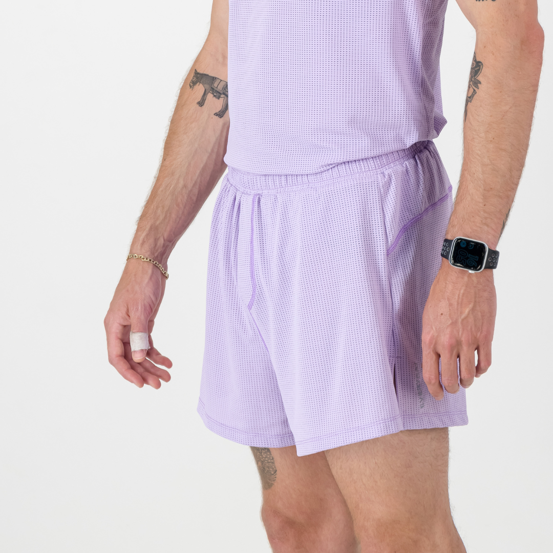 MENS ARIA SHORTS LILAC