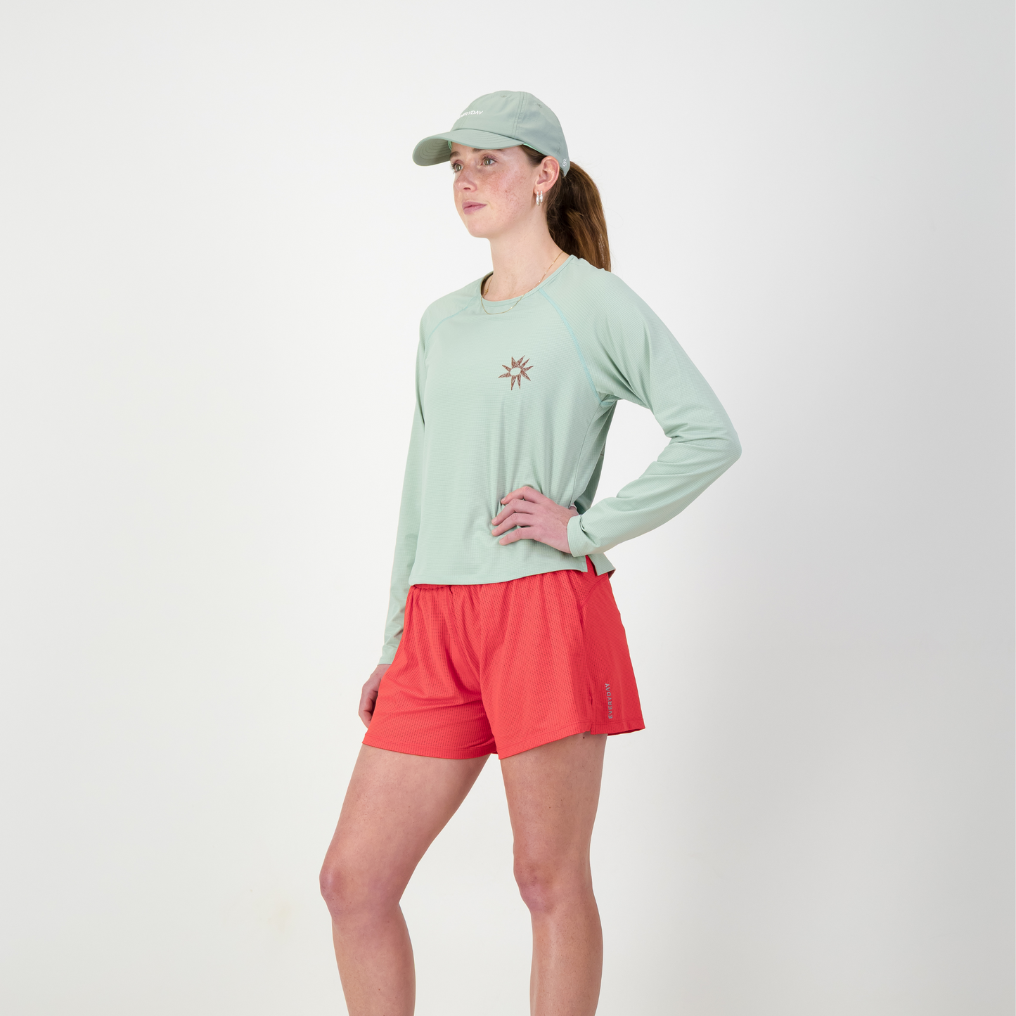 WOMENS STRADA LONGSLEEVE TEE ALOE