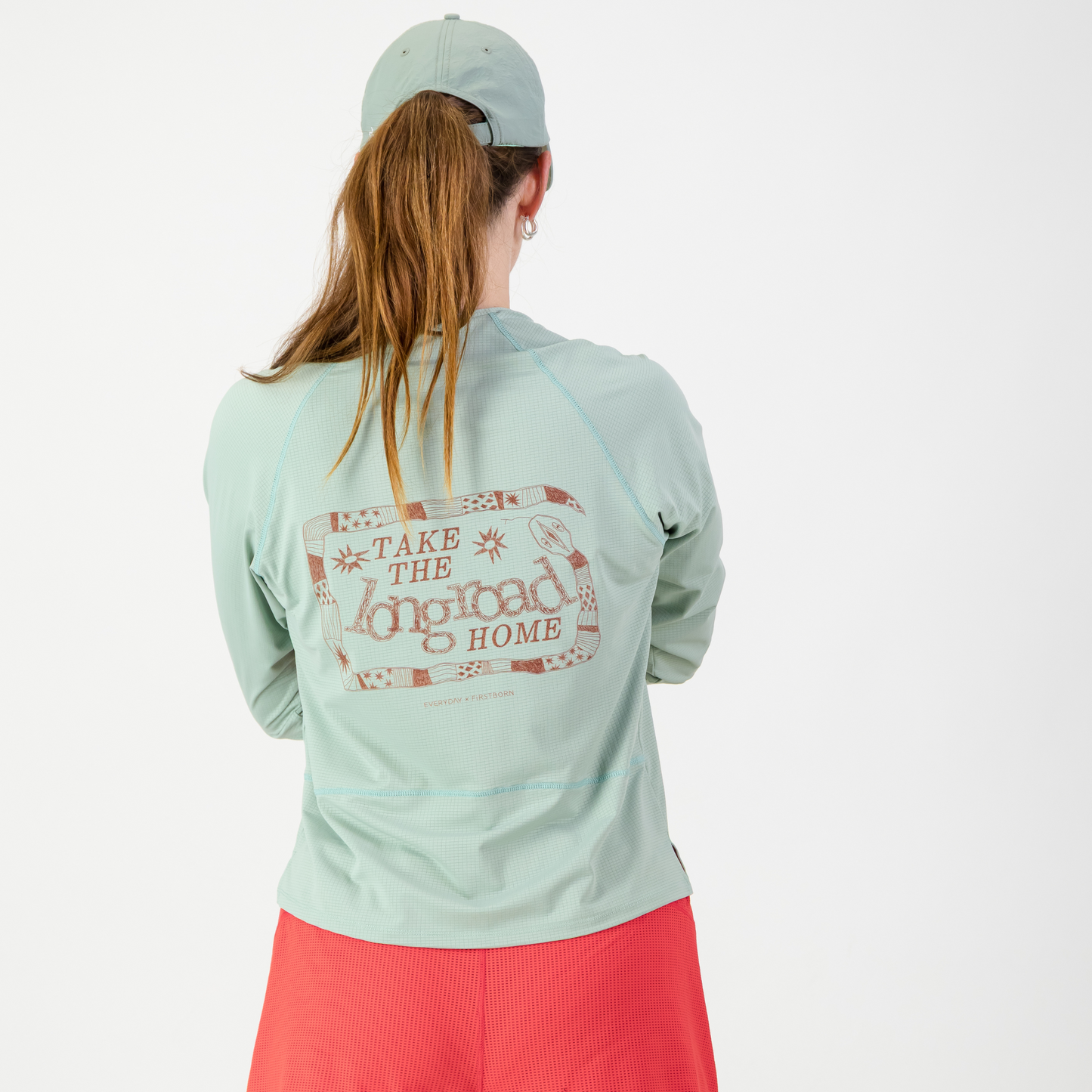 WOMENS STRADA LONGSLEEVE TEE ALOE