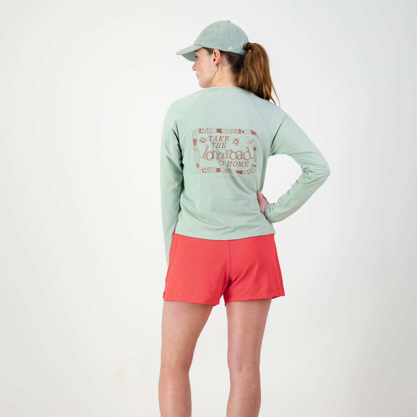 WOMENS STRADA LONGSLEEVE TEE ALOE
