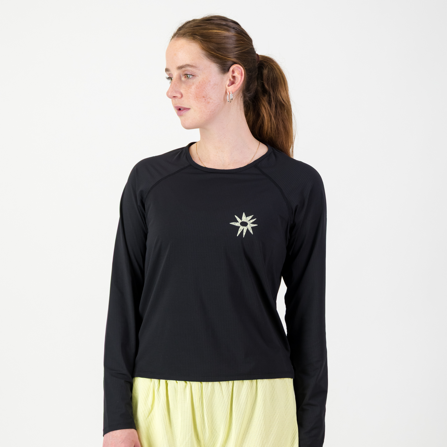 WOMENS STRADA LONGSLEEVE TEE BLACK