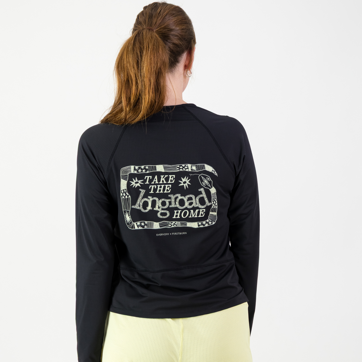 WOMENS STRADA LONGSLEEVE TEE BLACK