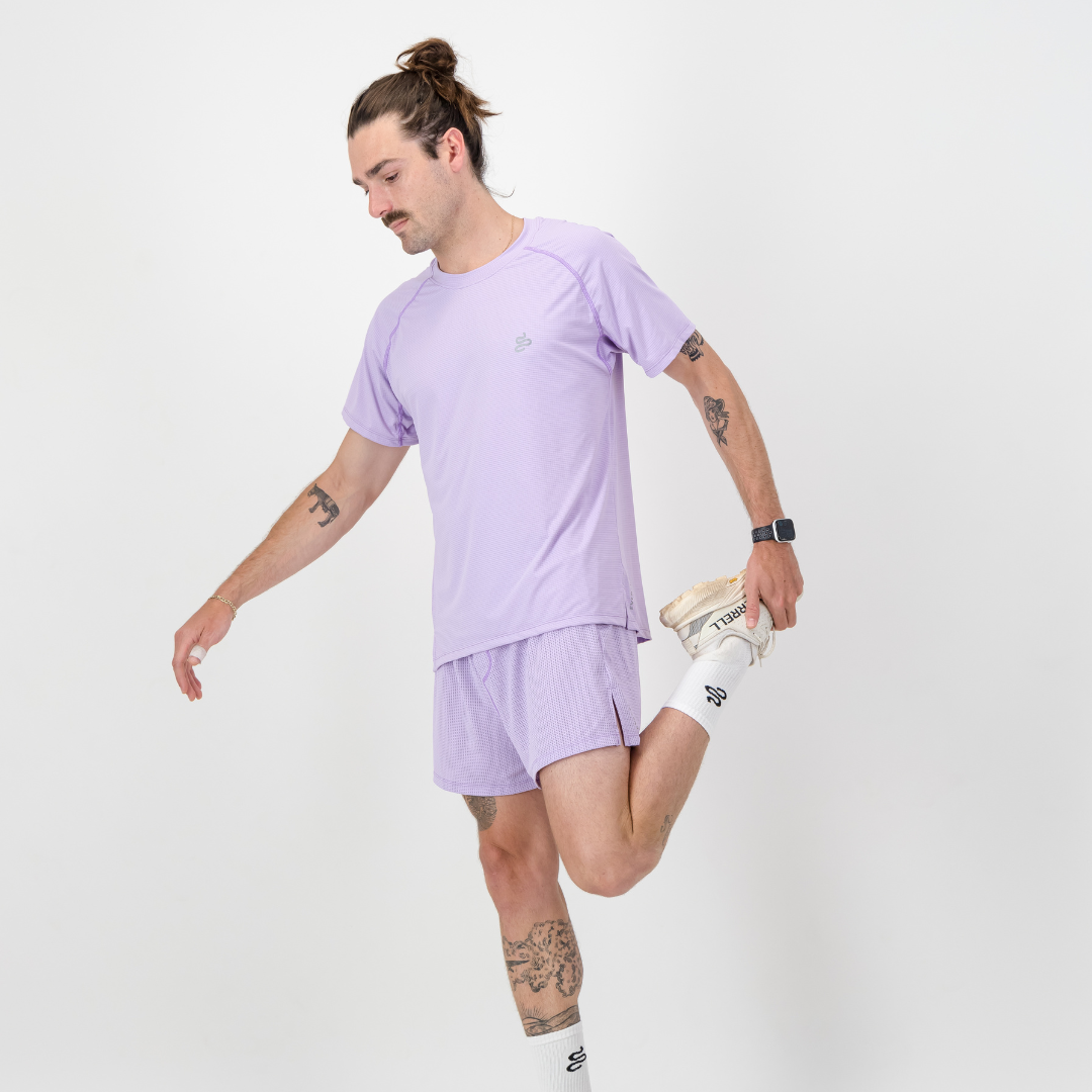 MENS ARIA  SHORTS LILAC