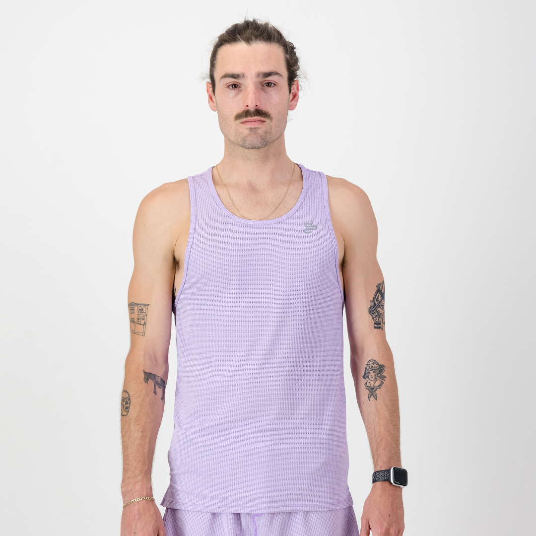 MENS SALVATORE VEST LILAC