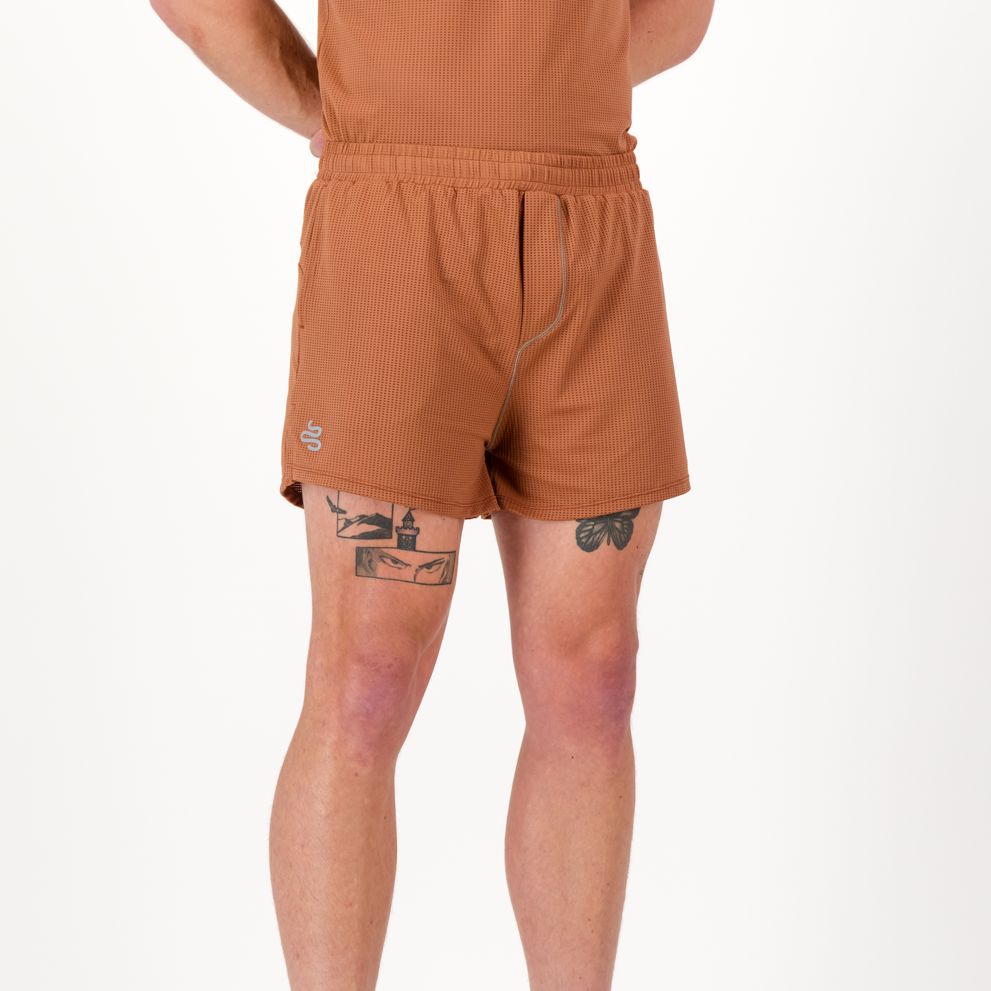 MENS ARIA SHORTS BROWN