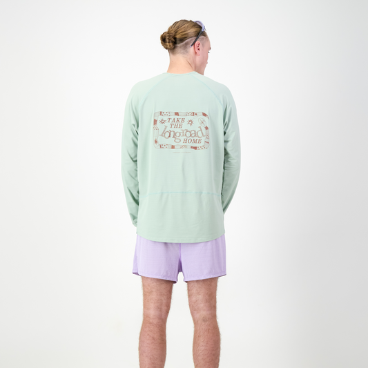 MENS STRADA LONGSLEEVE TEE ALOE