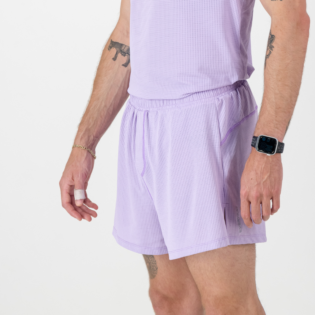 MENS ARIA  SHORTS LILAC