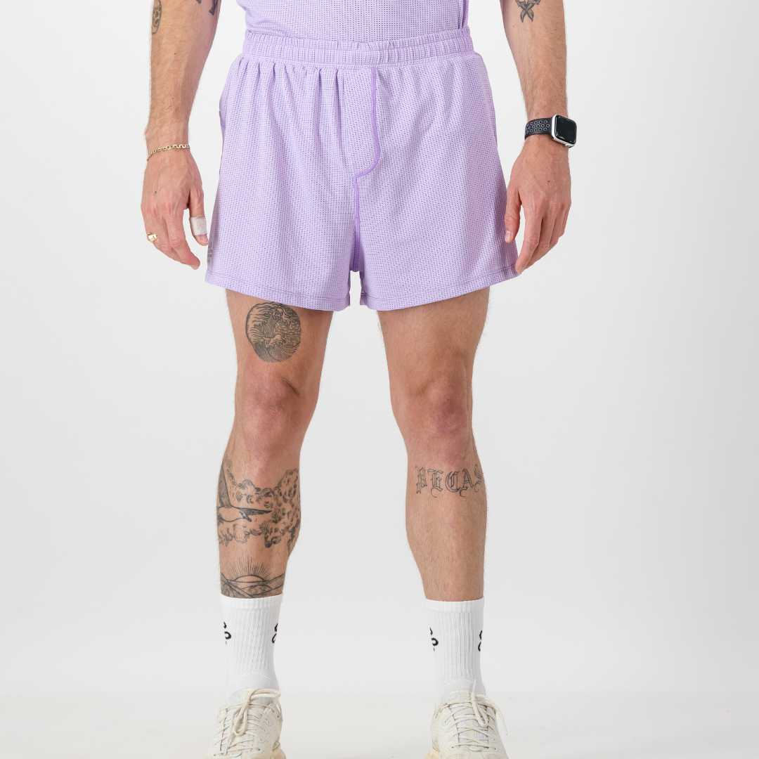 MENS ARIA  SHORTS LILAC