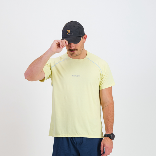 MENS BREZZA TEE BUTTER w BLUE