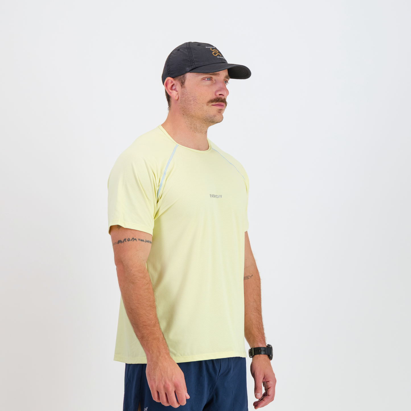 MENS BREZZA TEE BUTTER w BLUE