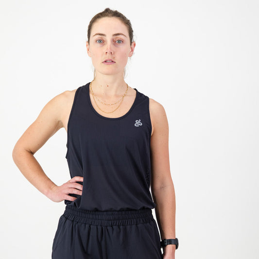 WOMENS SALVATORE VEST BLACK