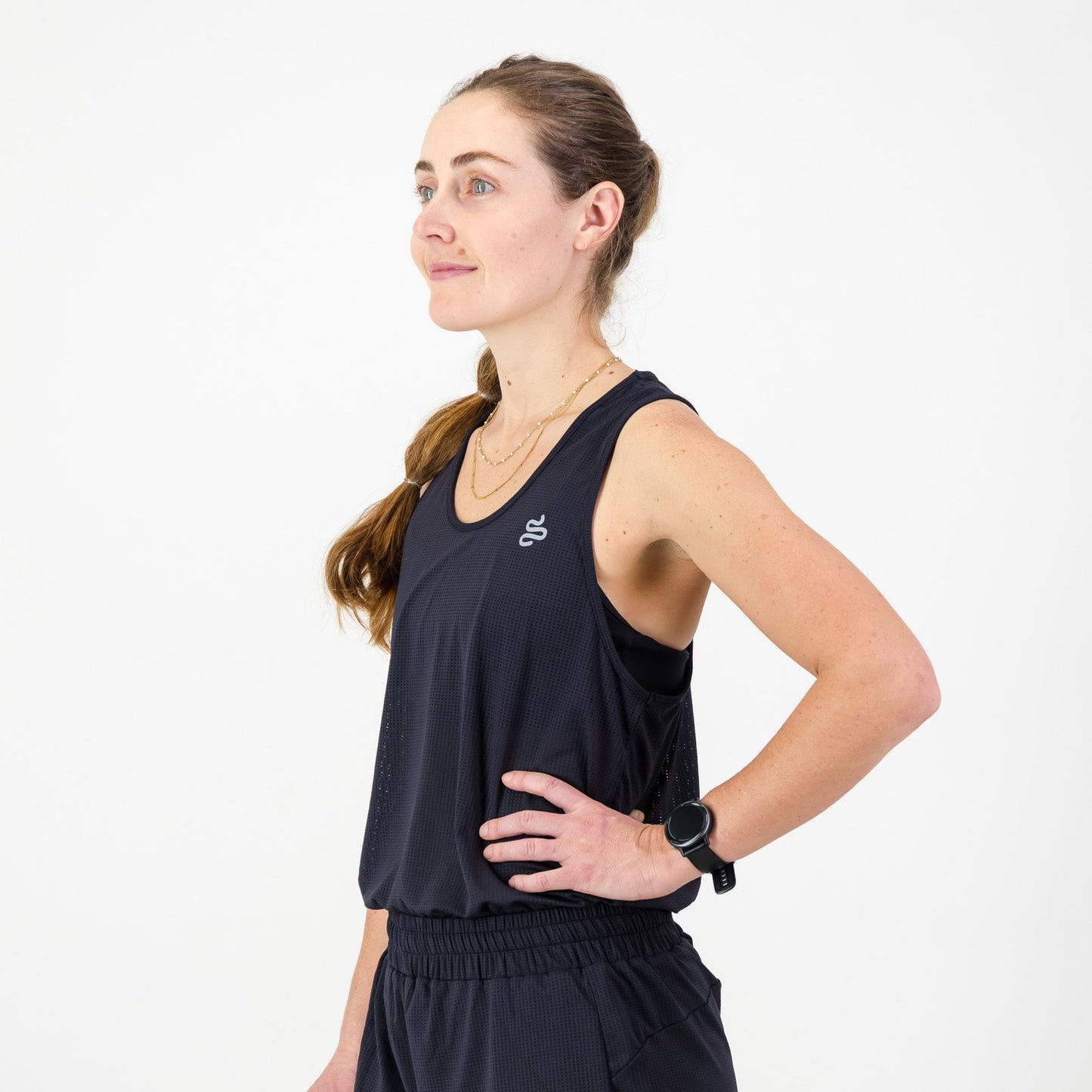 WOMENS SALVATORE VEST BLACK
