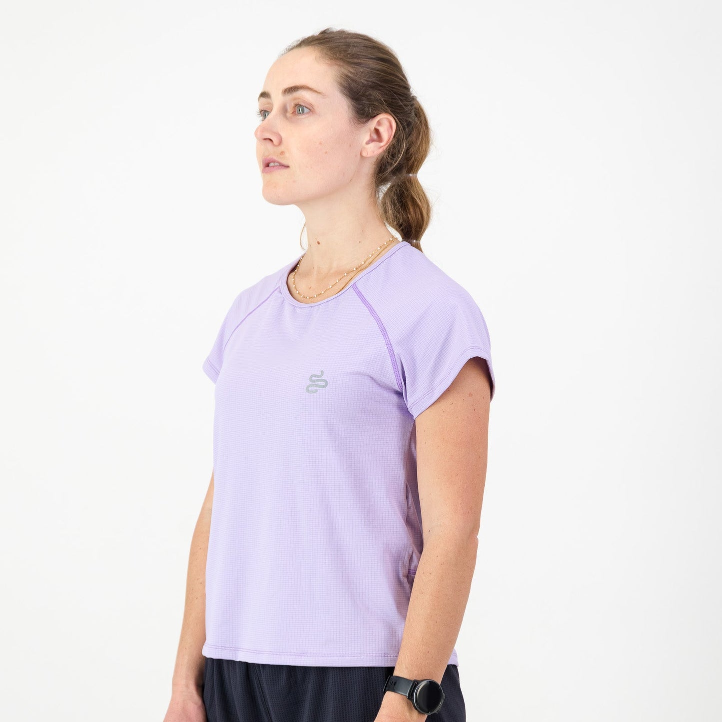 WOMENS BREZZA TEE LILAC