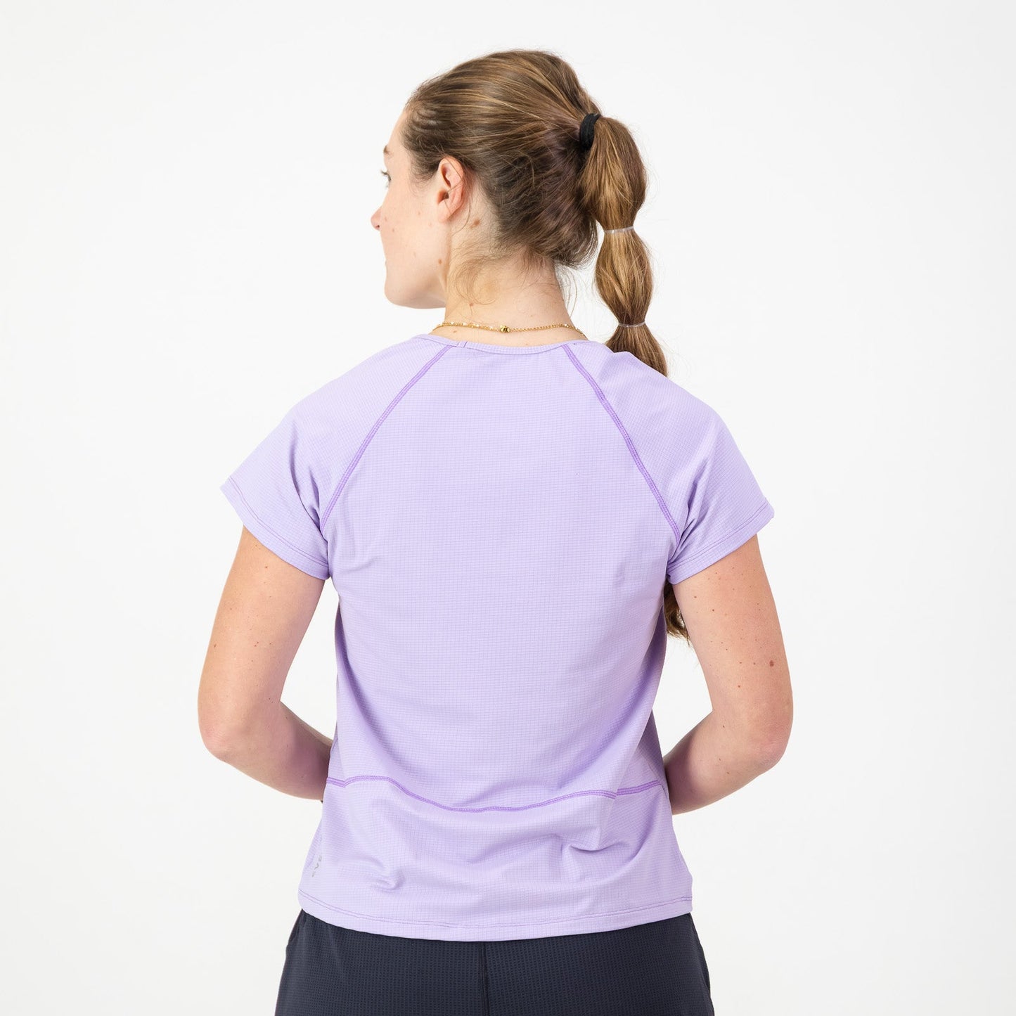 WOMENS BREZZA TEE LILAC