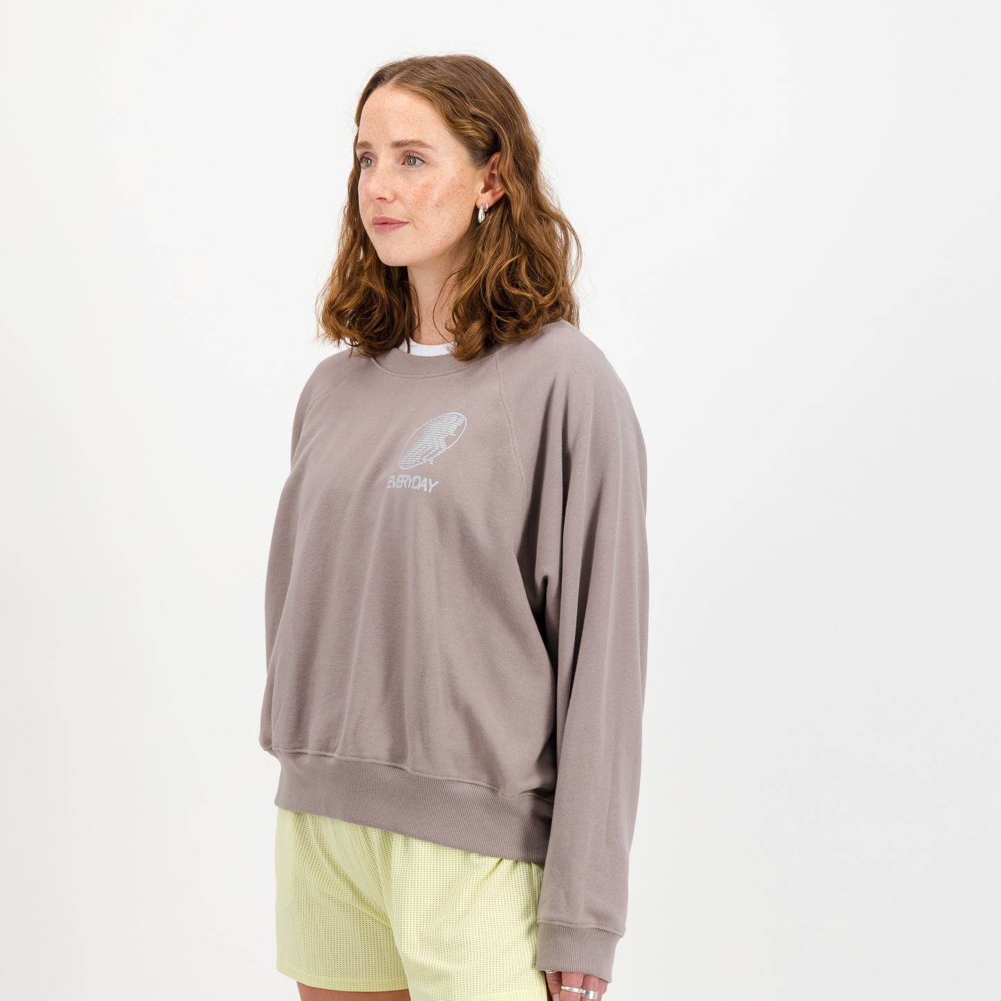 WOMENS TORE PULLOVER STONE