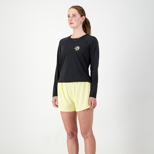 WOMENS STRADA LONGSLEEVE TEE BLACK